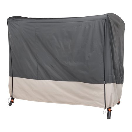 MODERN LEISURE Renaissance Patio Swing Cover, 81 in. L x 52 in. W x 7 in. H, Gray 3099